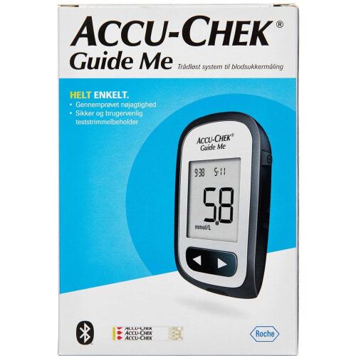 Køb ACCU-CHEK GUIDE ME STARTPAKKE online hos apotekeren.dk