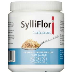 Køb SylliFlor Loppefrøskaller Calcium 200 g online hos apotekeren.dk