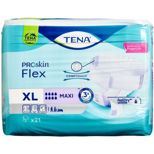 Køb TENA FLEX MAXI X-LARGE online hos apotekeren.dk