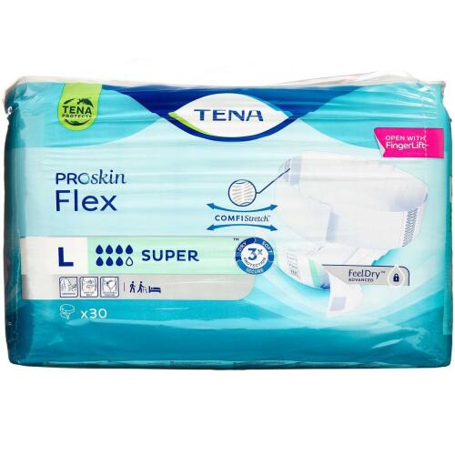 Køb TENA FLEX SUPER LARGE online hos apotekeren.dk