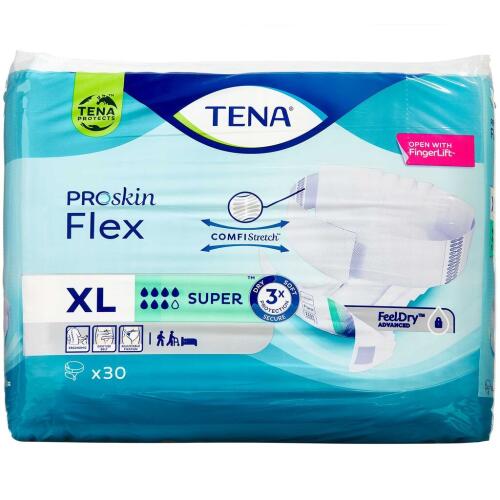Køb Tena Flex Super X-Large 30 stk. online hos apotekeren.dk