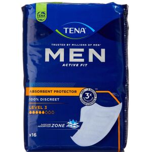 Køb Tena Men Active Fit Level 3, 16 stk.  online hos apotekeren.dk