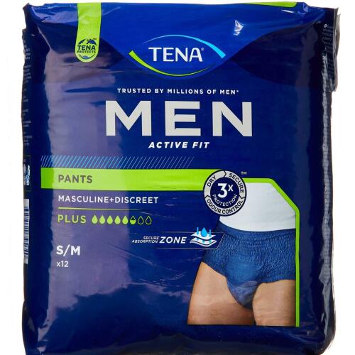 Køb Tena Men Pants Small/Medium, 12 stk.  online hos apotekeren.dk