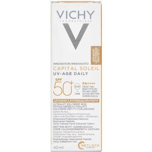 Køb Vichy Capital Soleil UV-Age Solcreme til ansigt SPF50+ 40 ml online hos apotekeren.dk