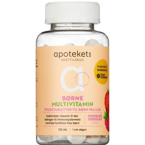 Køb Apotekets Børne Multivitamin 120 stk. online hos apotekeren.dk