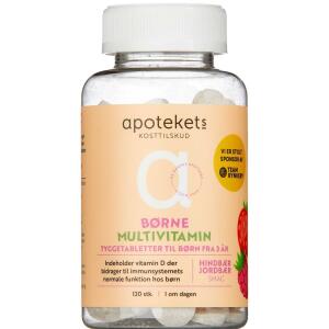 Køb Apotekets Børne Multivitamin tyggetabletter 120 stk online hos apotekeren.dk