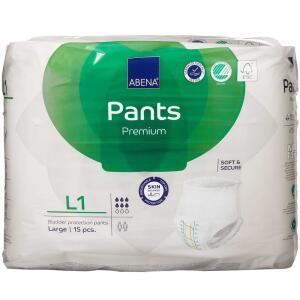 Køb Abena Pants L1 Premium Grøn 15 stk. online hos apotekeren.dk