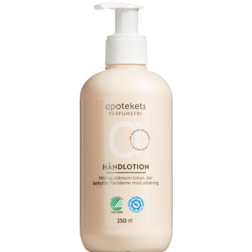 Køb Apotekets Parfumefri Håndlotion 250 ml online hos apotekeren.dk