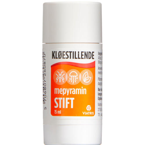 Køb Mepyramin Stift 2% 15 ml online hos apotekeren.dk