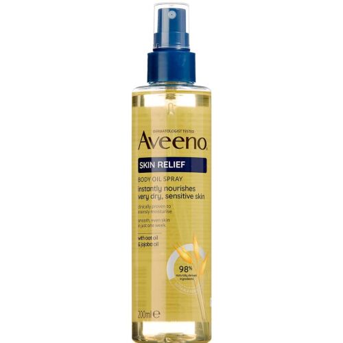 Køb AVEENO Skin Relief Body Oil Spray 200 ml online hos apotekeren.dk