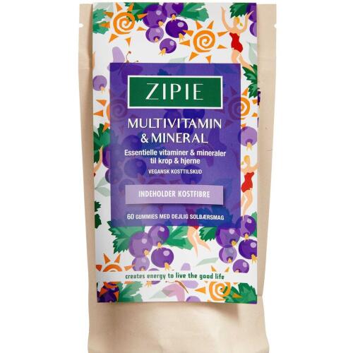 Køb Zipie Multivitamin & Mineral 60 stk. online hos apotekeren.dk