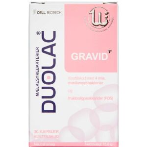 Køb DUOLAC GRAVID 30 Kapsler online hos apotekeren.dk