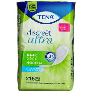 Køb Tena Discreet Ultra Pad Normal, 16 stk.  online hos apotekeren.dk