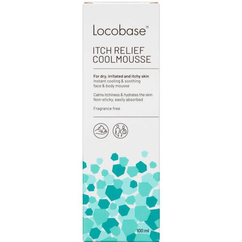 Køb Locobase Itch relief Coolmousse 100ml online hos apotekeren.dk