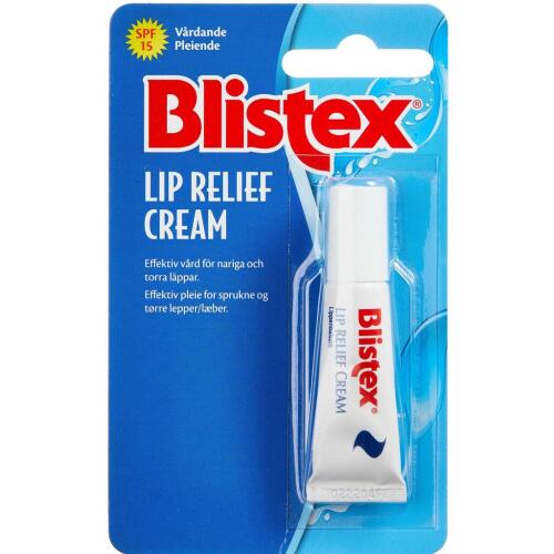 Køb Blistex Lip Relief Cream SPF15 6 ml online hos apotekeren.dk