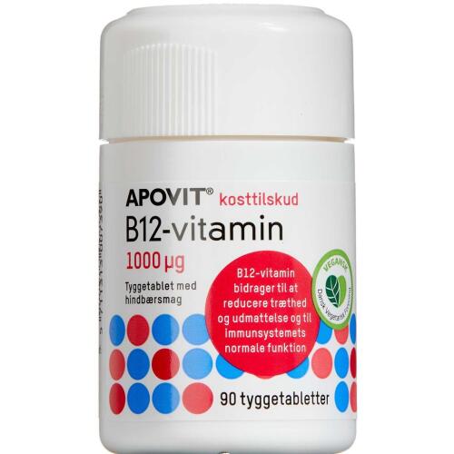 Køb APOVIT B12-VITAMIN 1000MIKG online hos apotekeren.dk