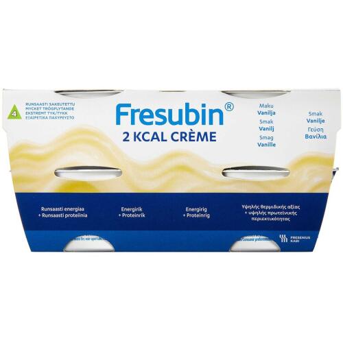 Køb Fresubin 2 kcal Creme Vanille 4 x 125 g online hos apotekeren.dk