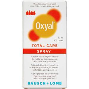 Køb Oxyal øjenspray mod tørre øjne 17 ml online hos apotekeren.dk