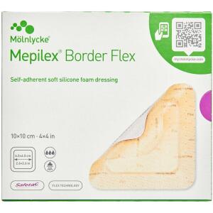 Køb MEPILEX BORDER FLEX 10X10CM online hos apotekeren.dk