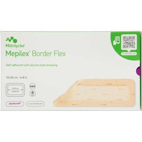 Køb Mepilex Border Flex 10 x 20 cm 5 stk. online hos apotekeren.dk