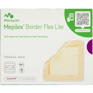 Køb Mepilex Border Flex Lite 7,5 x 7,5 cm 5 stk. online hos apotekeren.dk