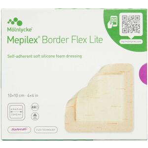Køb Mepilex Border Flex Lite 10 x 10 cm 5 stk. online hos apotekeren.dk