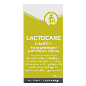 Køb Lactocare Immune 30 stk online hos apotekeren.dk