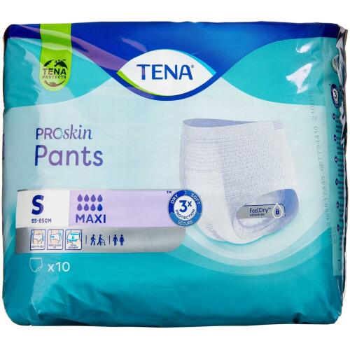 Køb TENA Pants Maxi Str. S 10 stk. online hos apotekeren.dk