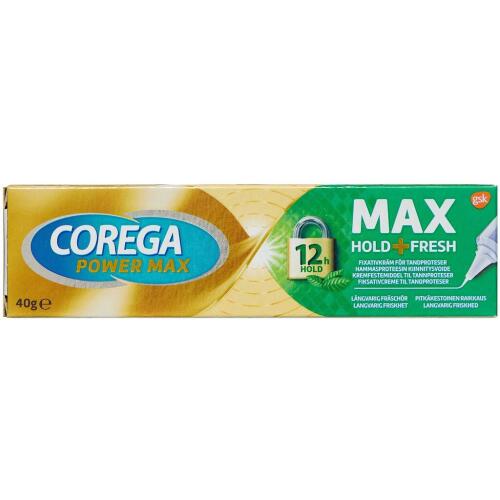 Køb Corega Max Hold & Fresh 40 g online hos apotekeren.dk