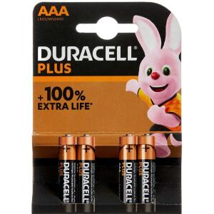 Køb Duracell Plus AAA Alkalin 4 Pak 1 stk. online hos apotekeren.dk
