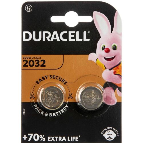Køb Duracell 2032 Lithium 2 pak 1 stk. online hos apotekeren.dk