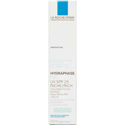 Køb La Roche Posay Hydraphase Ha UV SPF 25 Riche Creme 40 ml online hos apotekeren.dk