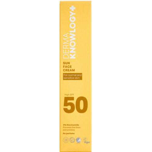 Køb DermaKnowlogy Face Sun Lotion SPF50 50 ml online hos apotekeren.dk