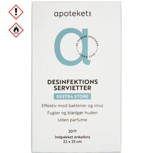 Køb APOTEKETS DESIN.SERVIET X-STOR online hos apotekeren.dk