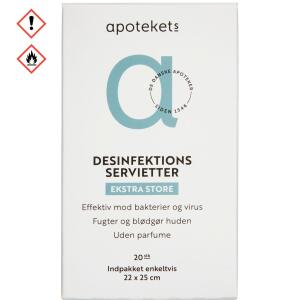 Køb APOTEKETS DESIN.SERVIET X-STOR online hos apotekeren.dk