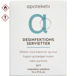 Køb APOTEKETS DESINFEKTIONSSERVIET online hos apotekeren.dk