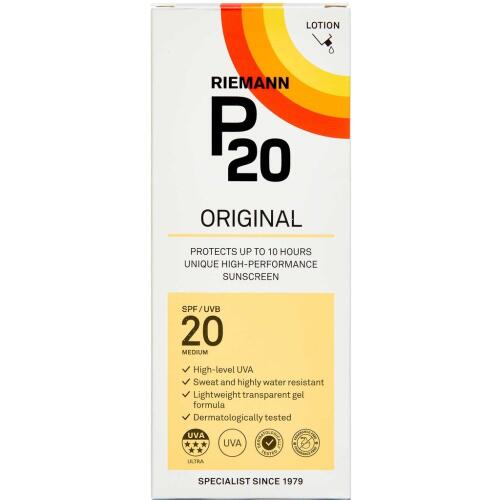 Køb P20 Original SPF 20 Lotion 200 ml online hos apotekeren.dk