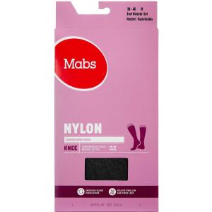 Køb Mabs Nylon Knee Design Black Medium 1 par online hos apotekeren.dk