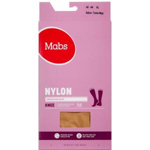 Køb Mabs Nylon Knee Tan X-Large 1 par online hos apotekeren.dk