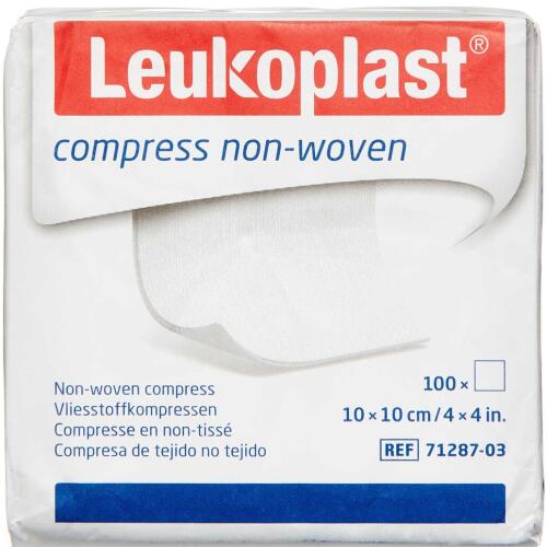 Køb Leukoplast Compress Non-Woven NST 10x10 cm 100 stk. online hos apotekeren.dk