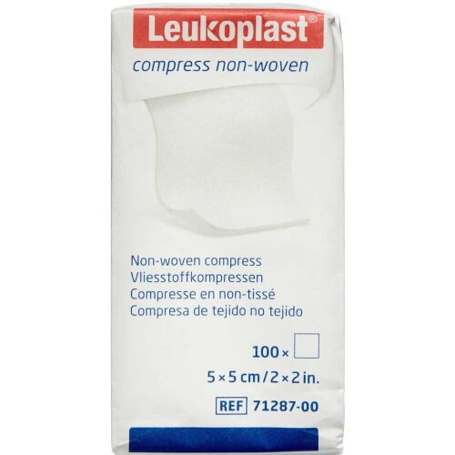Køb Leukoplast Compress Non-Woven NST (5x5 cm) 100 stk. online hos apotekeren.dk