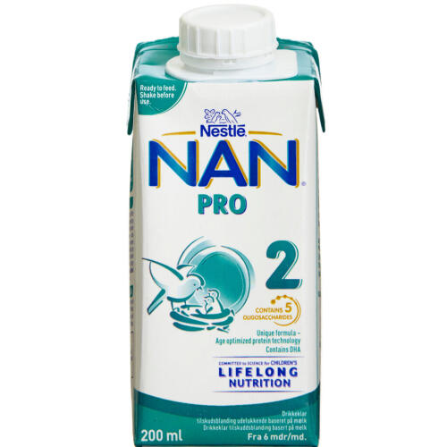 Køb NAN PRO 2 DRIKKEKLAR online hos apotekeren.dk