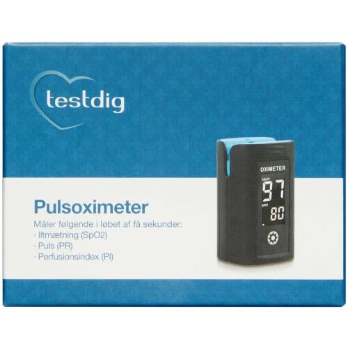 Køb Testdig Pulsoximeter PC-60A 1 stk. online hos apotekeren.dk