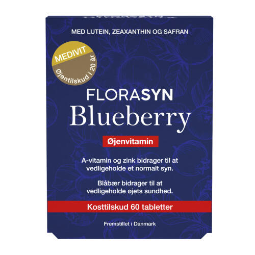 Køb Florasyn Blueberry 60 stk. online hos apotekeren.dk