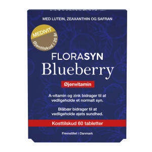 Køb FLORASYN BLUEBERRY TABL online hos apotekeren.dk