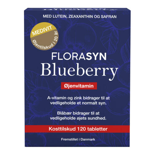 Køb Florasyn Blueberry 120 stk. online hos apotekeren.dk