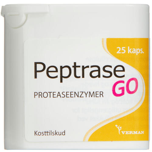 Køb BIOSYM PEPTRASE GO KAPSLER online hos apotekeren.dk