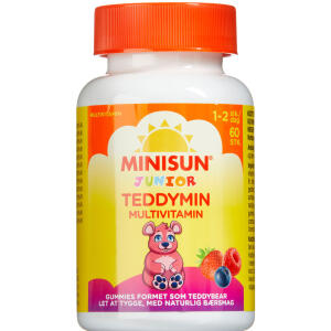 Køb Biosym Minisun Teddymin Junior 60 stk. online hos apotekeren.dk