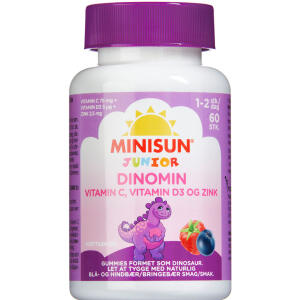 Køb Biosym Minisun Dinomin Junior 60 stk online hos apotekeren.dk