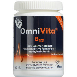 Køb Biosym Omnivita B12 100 stk. online hos apotekeren.dk
